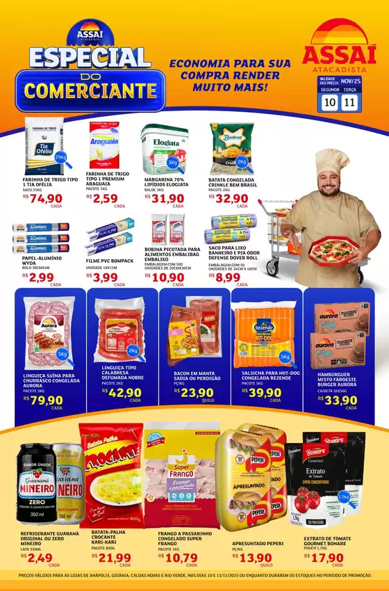 Catálogo Assaí Atacadista em Pirapó | Pechinchas e ofertas atuais | 2025-11-10T00:00:00.000Z - 2025-11-11T00:00:00.000Z
