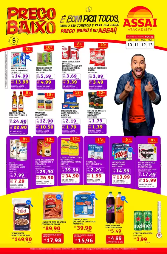 Catálogo Assaí Atacadista em Pirapó | Ótima oferta para todos os clientes | 2025-11-10T00:00:00.000Z - 2025-11-13T00:00:00.000Z
