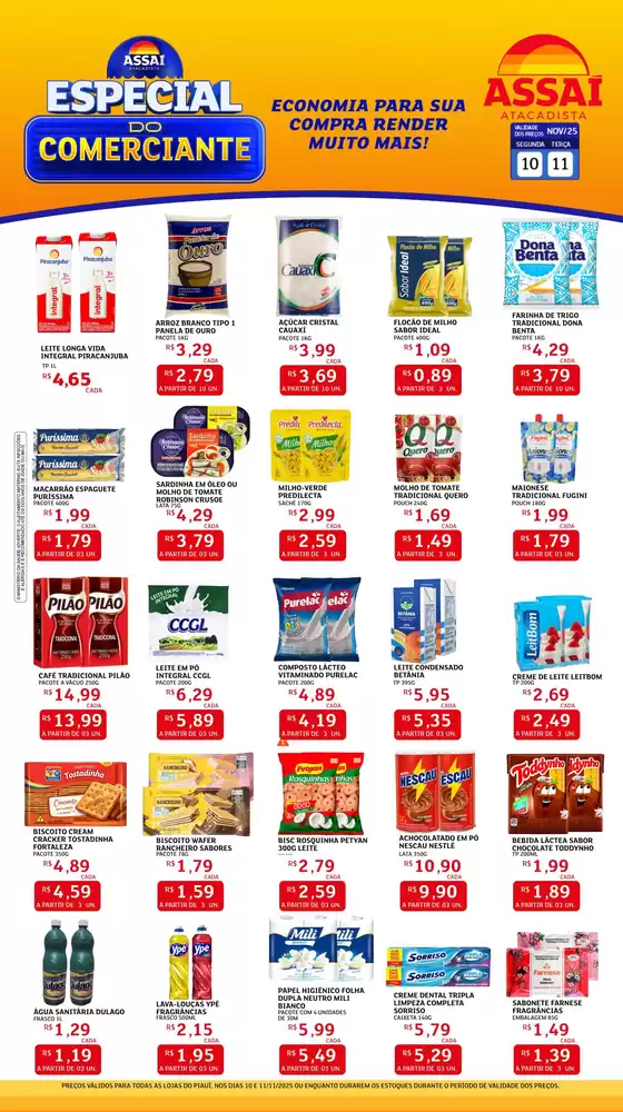 Catálogo Assaí Atacadista em Pirapó | Grandes descontos em produtos selecionados | 2025-11-10T00:00:00.000Z - 2025-11-11T00:00:00.000Z