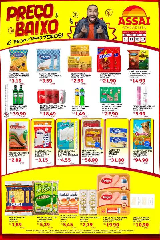 Catálogo Assaí Atacadista em Pirapó | Descubra ofertas atraentes | 2025-11-10T00:00:00.000Z - 2025-11-13T00:00:00.000Z