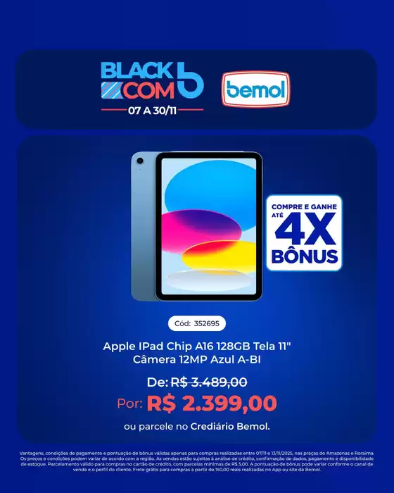 Catálogo Lojas Bemol em Itapecerica | Encarte Lojas Bemol | 2025-11-07T00:00:00.000Z - 2025-11-13T00:00:00.000Z