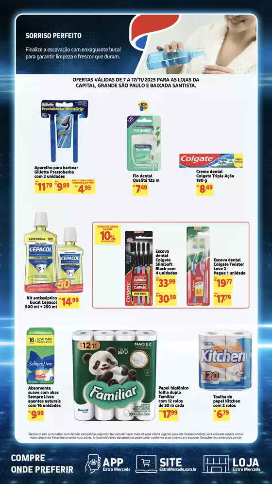 Ofertas especiais atraentes para todos