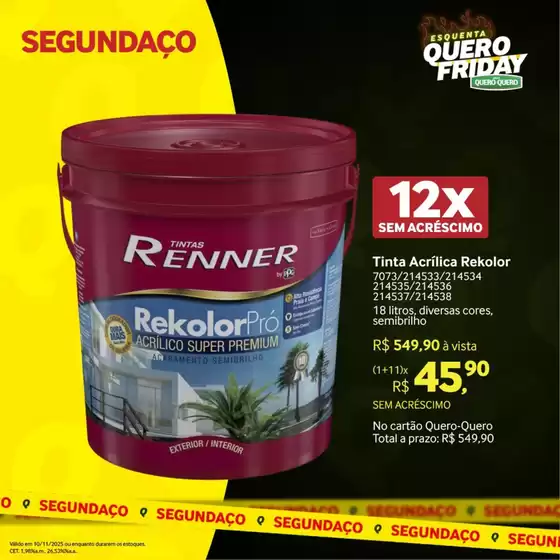 Promoções especiais em andamento