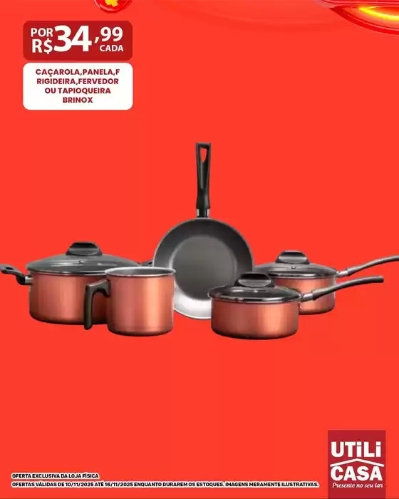Catálogo Utilicasa em Barbosa Ferraz | Encarte Utilicasa | 2025-11-10T00:00:00.000Z - 2025-11-16T00:00:00.000Z