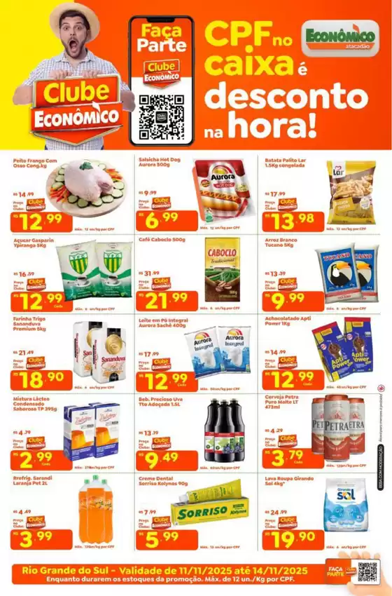 Catálogo Econômico Atacadão em São Paulo | Ofertas para caçadores de pechinchas | 2025-11-11T00:00:00.000Z - 2025-11-14T00:00:00.000Z