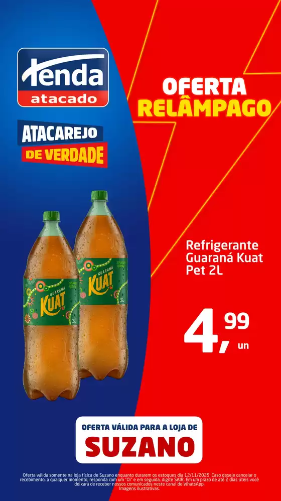 Catálogo Tenda Atacado em Aracaju | OFERTA RELÂMPAGO SUZANO | 2025-11-12T00:00:00.000Z - 2025-11-12T00:00:00.000Z