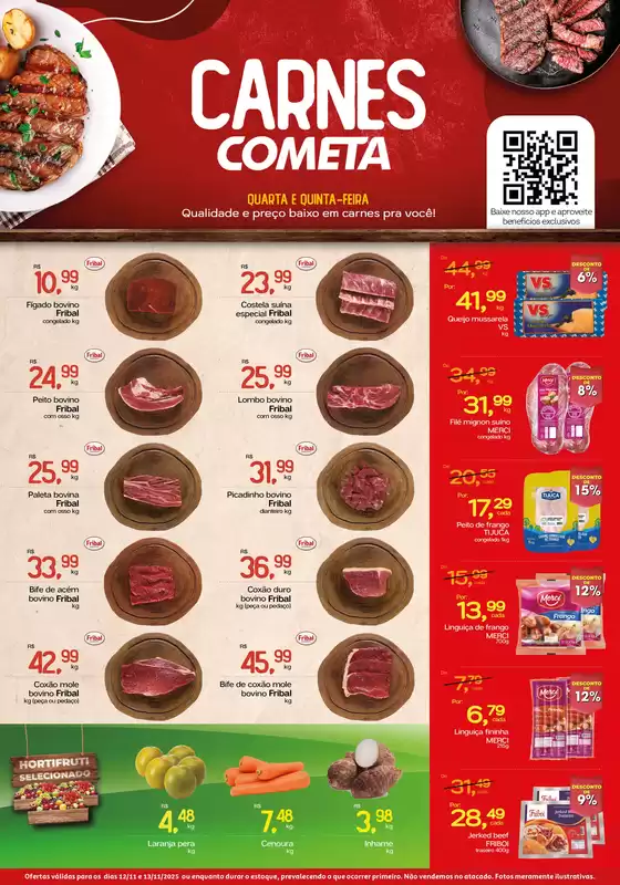 Catálogo Cometa Supermercados em São José do Rio Preto | Carnes Cometa | 2025-11-12T00:00:00.000Z - 2025-11-13T00:00:00.000Z