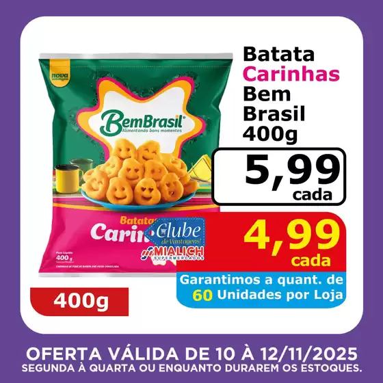 Catálogo Mialich Supermercados em São José do Rio Preto | Ofertas para caçadores de pechinchas | 2025-11-10T00:00:00.000Z - 2025-11-12T00:00:00.000Z