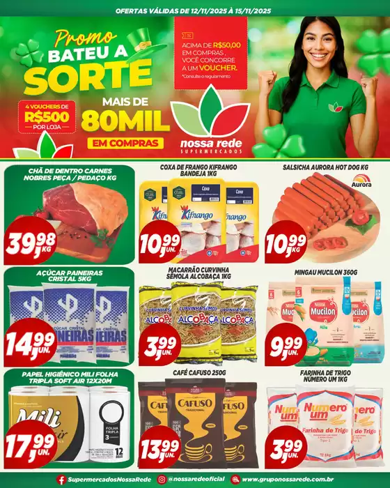Catálogo Nossa Rede Supermercados em Brasília | Bateu a Sorte | 2025-11-12T00:00:00.000Z - 2025-11-15T00:00:00.000Z