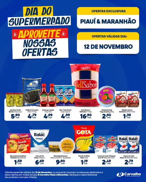 Catálogo R Carvalho Supermercado em Brasília | Oferta Especial | 2025-11-12T00:00:00.000Z - 2025-11-12T00:00:00.000Z