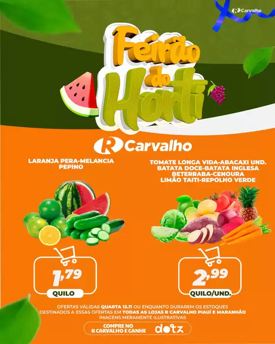 Catálogo R Carvalho Supermercado em Brasília | Feirão do Hortifruti | 2025-11-12T00:00:00.000Z - 2025-11-12T00:00:00.000Z