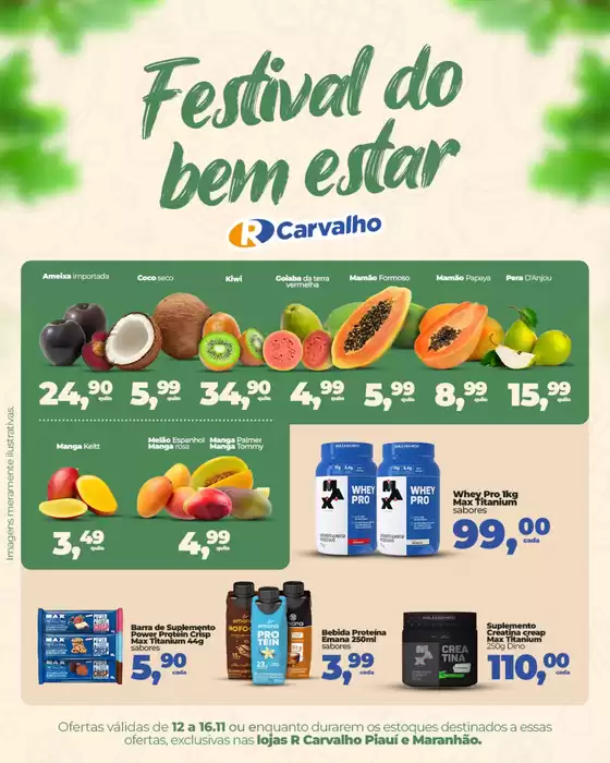 Catálogo R Carvalho Supermercado em Brasília | Festival do bem estar | 2025-11-12T00:00:00.000Z - 2025-11-16T00:00:00.000Z