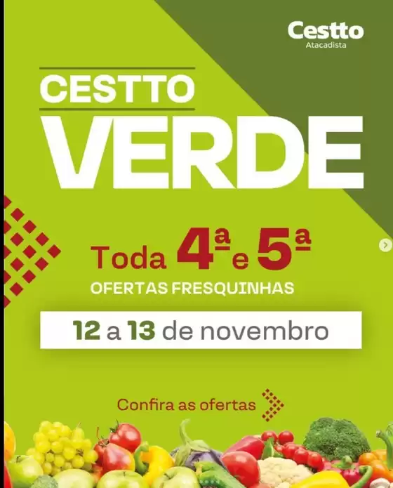 Catálogo Cestto Atacadista em Brasília | cestto verde  | 2025-11-12T00:00:00.000Z - 2025-11-13T00:00:00.000Z