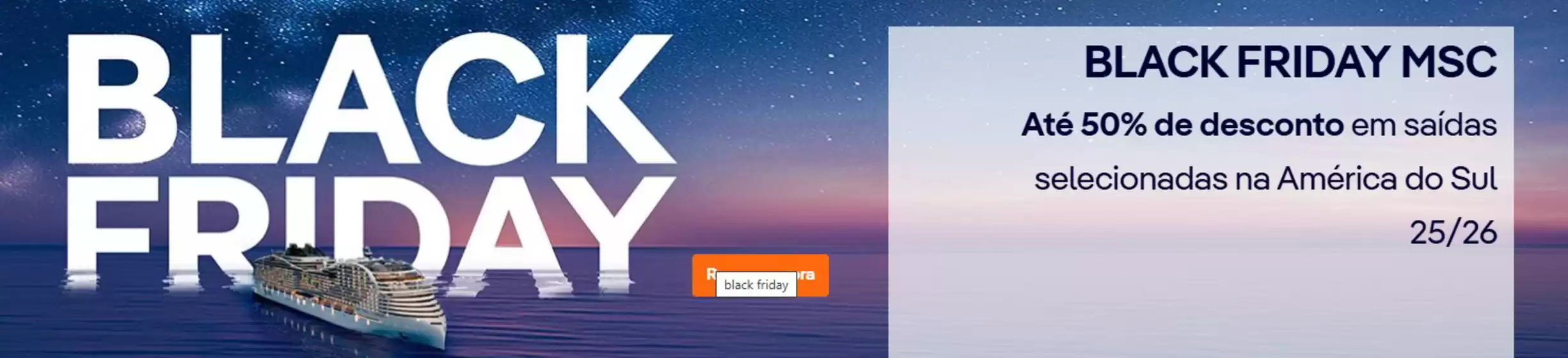 Catálogo MSC Cruzeiros em Brasília | Black friday ! | 2025-11-12T00:00:00.000Z - 2025-11-26T00:00:00.000Z