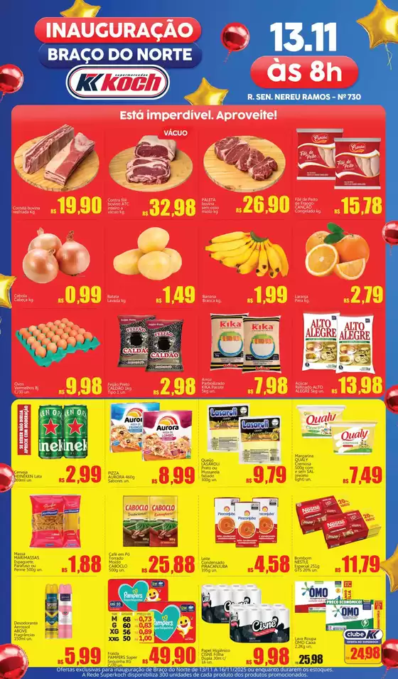 Catálogo Supermercados Koch em Cotia | Grandes descontos em produtos selecionados | 2025-11-13T00:00:00.000Z - 2025-11-16T00:00:00.000Z