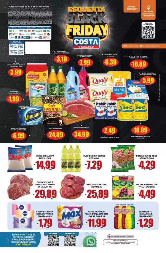 Catálogo Costa Atacadão em Cotia | Melhores ofertas e descontos | 2025-11-13T00:00:00.000Z - 2025-11-16T00:00:00.000Z