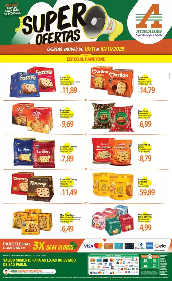 Catálogo Atacadão em São José dos Campos | Ofertas especiais para você | 2025-11-13T00:00:00.000Z - 2025-11-16T00:00:00.000Z