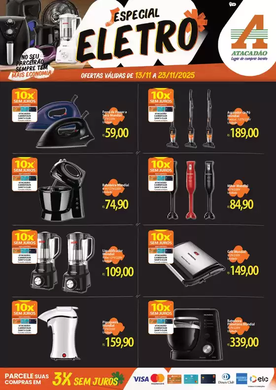 Catálogo Atacadão em São José dos Campos | Atacadão - Eletro | 2025-11-13T00:00:00.000Z - 2025-11-23T00:00:00.000Z
