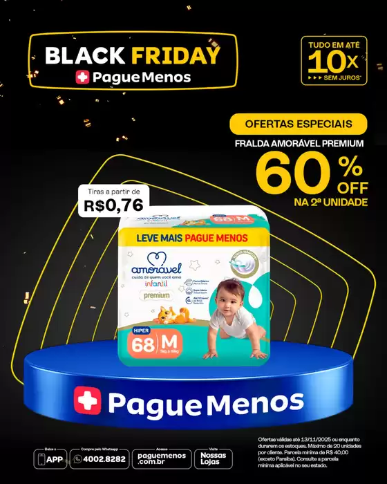 Catálogo Farmácias Pague Menos em Alagoinhas | Encarte Farmácias Pague Menos | 2025-11-13T00:00:00.000Z - 2025-11-13T00:00:00.000Z
