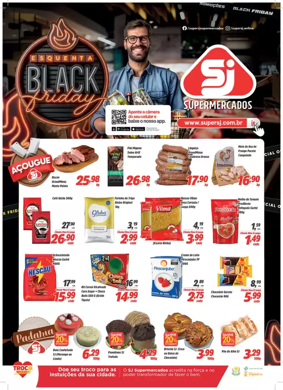 Catálogo Sj Supermercados em Betim | Encarte Sj Supermercados | 2025-11-13T00:00:00.000Z - 2025-11-26T00:00:00.000Z