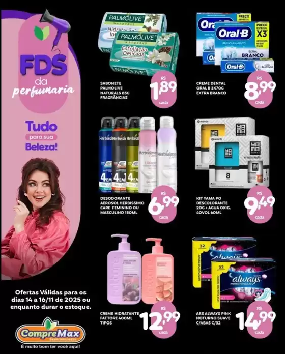 Catálogo CompreMax | FDS da perfurmaria | 2025-11-14T00:00:00.000Z - 2025-11-16T00:00:00.000Z