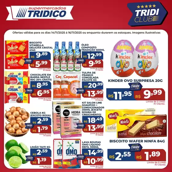 Catálogo Supermercados Tridico em Bom Jesus | Tridiclub | 2025-11-14T00:00:00.000Z - 2025-11-16T00:00:00.000Z