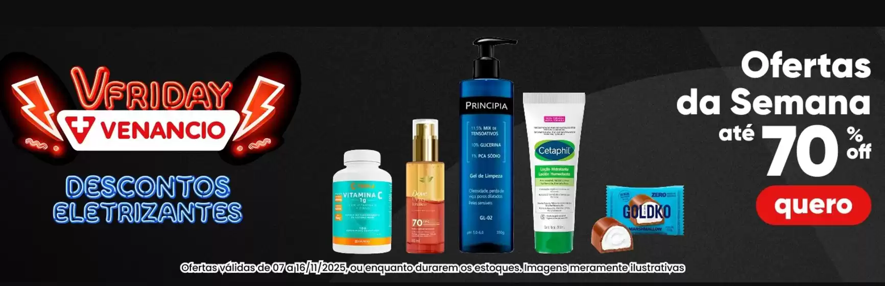 Catálogo Drogaria Venancio em Bom Jesus | Ofertas da Semana ate 70% off ! | 2025-11-14T00:00:00.000Z - 2025-11-16T00:00:00.000Z