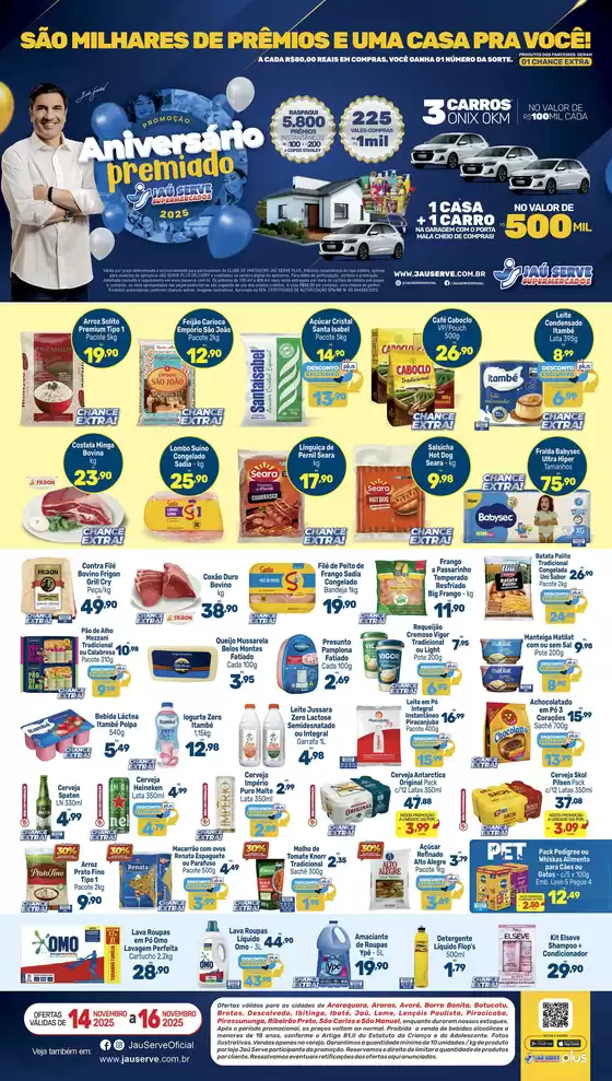 Catálogo Supermercados Jaù Serve em Bom Jesus | Ofertas Final de Semana | 2025-11-14T00:00:00.000Z - 2025-11-16T00:00:00.000Z