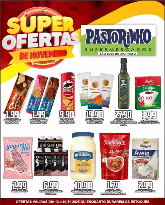 Catálogo Supermercado Pastorinho | Nossas melhores ofertas para você | 2025-11-13T00:00:00.000Z - 2025-11-19T00:00:00.000Z