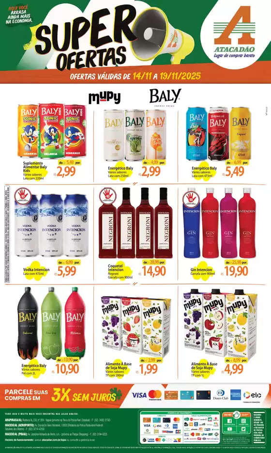 Catálogo Atacadão em Canoas | Atacadão - Bebidas | 2025-11-14T00:00:00.000Z - 2025-11-19T00:00:00.000Z