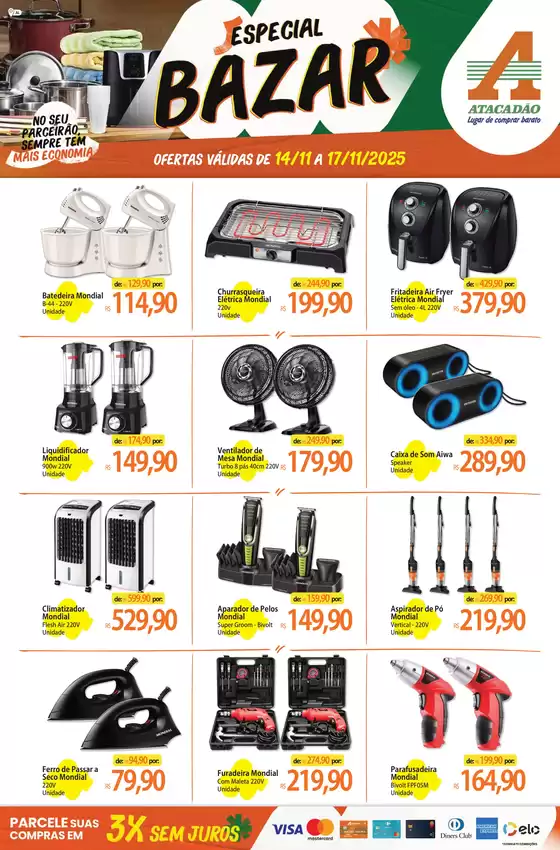 Catálogo Atacadão | Atacadão - Bazar | 2025-11-14T00:00:00.000Z - 2025-11-17T00:00:00.000Z