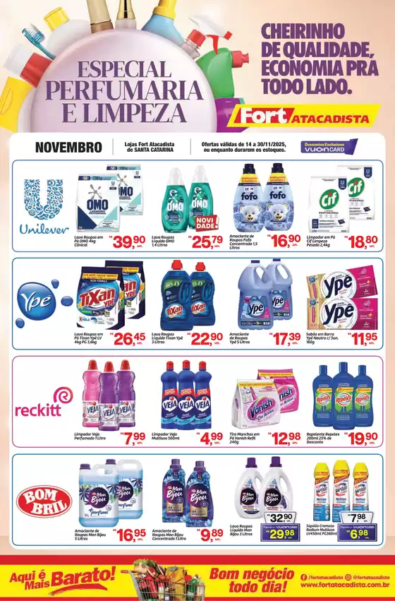 Catálogo Fort Atacadista | SC FORT Perfumaria Limpeza 14 a 30 NOV 25 | 2025-11-14T00:00:00.000Z - 2025-11-30T00:00:00.000Z