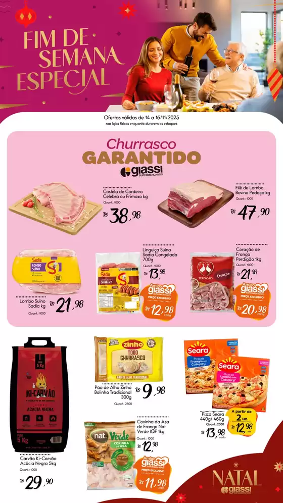Catálogo Giassi Supermercados em Fortaleza | Ofertas do dia | 2025-11-14T00:00:00.000Z - 2025-11-16T00:00:00.000Z