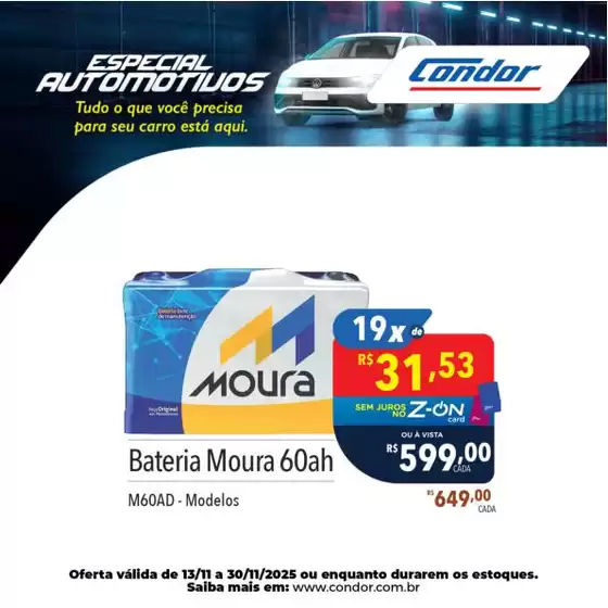 Catálogo Supermercados Condor em Curitiba | Ótima oferta para caçadores de pechinchas | 2025-11-13T00:00:00.000Z - 2025-11-30T00:00:00.000Z