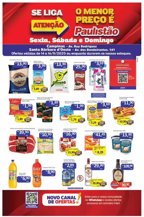 Catálogo Paulistão Atacadista em Curitiba | Economize agora com nossas ofertas | 2025-11-14T00:00:00.000Z - 2025-11-16T00:00:00.000Z