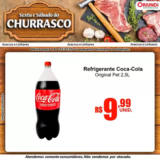 Catálogo Oriundi em Santo André | Sexta e sabado do churrasco | 2025-11-14T00:00:00.000Z - 2025-11-15T00:00:00.000Z