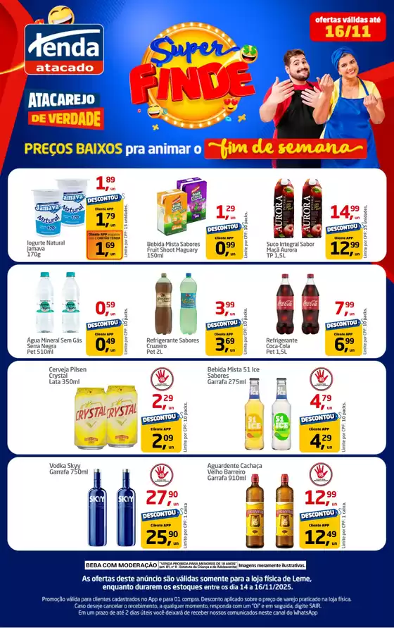 Catálogo Tenda Atacado em Santo André | Super FINDE Leme | 2025-11-14T00:00:00.000Z - 2025-11-16T00:00:00.000Z