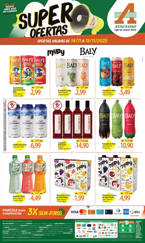 Catálogo Atacadão em Canoas | Ótima oferta para todos os clientes | 2025-11-14T00:00:00.000Z - 2025-11-19T00:00:00.000Z