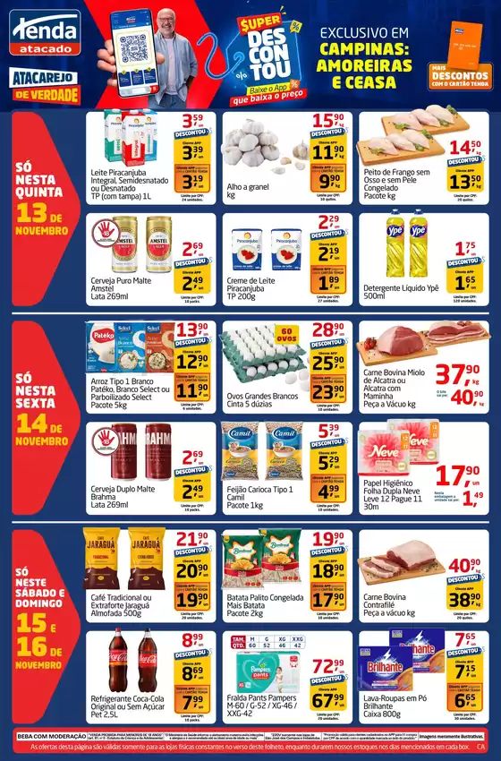 Catálogo Tenda Atacado em Santo André | Super Descontou Exclusivo Em Campinas: Amoreiras e Ceasa | 2025-11-13T00:00:00.000Z - 2025-11-16T00:00:00.000Z