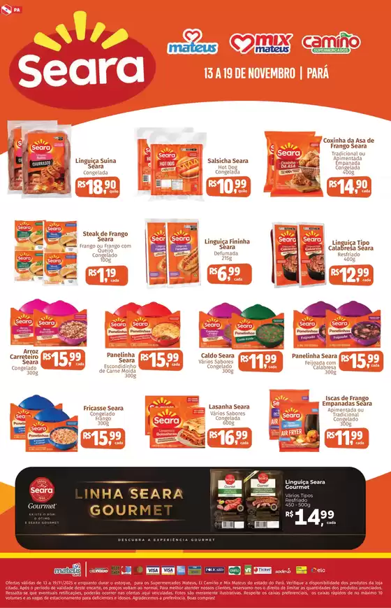 Catálogo Supermercados Mateus em Marabá | Especial Seara | 2025-11-13T00:00:00.000Z - 2025-11-19T00:00:00.000Z