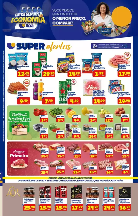 Catálogo Boa Supermercados em São Paulo | Fim De Semana Economia | 2025-11-14T00:00:00.000Z - 2025-11-17T00:00:00.000Z