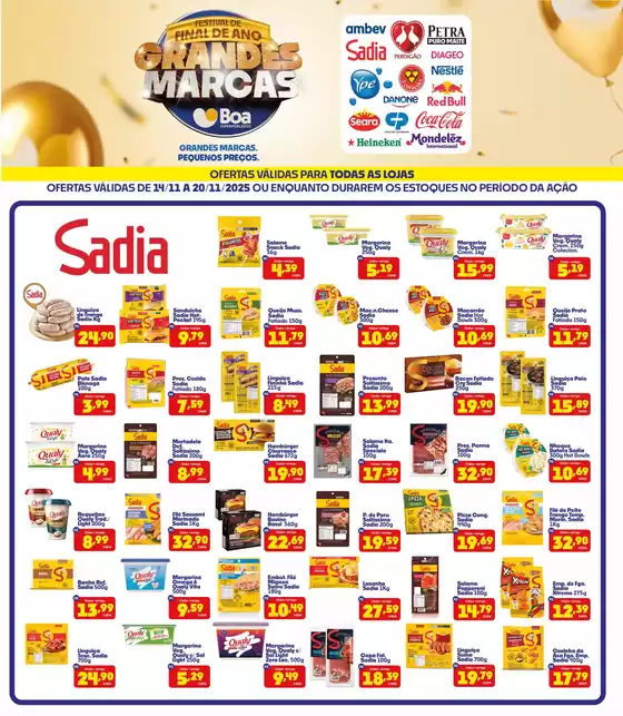 Catálogo Boa Supermercados em São Paulo | Festival De Final De Ano Grandes Marcas | 2025-11-14T00:00:00.000Z - 2025-11-20T00:00:00.000Z