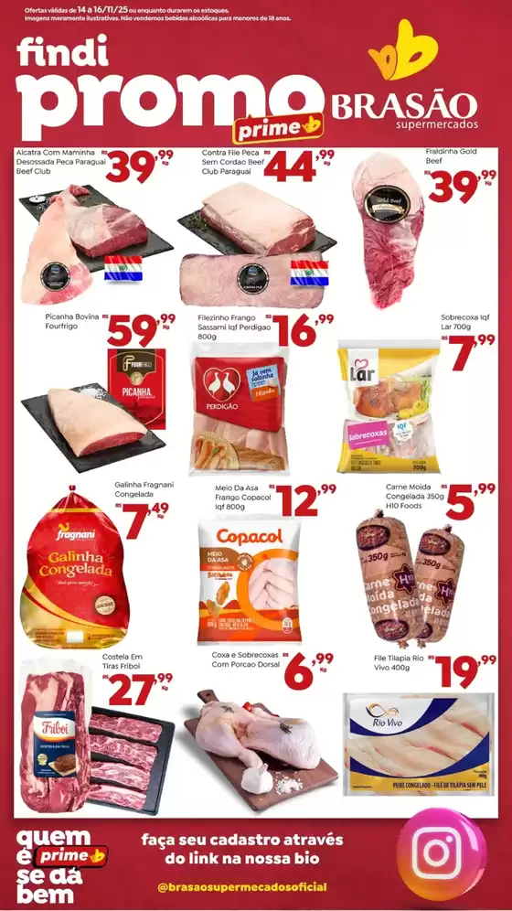 Catálogo Brasão Supermercados | Findi Promo Brasão | 2025-11-14T00:00:00.000Z - 2025-11-16T00:00:00.000Z