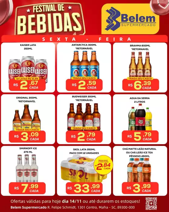 Catálogo Belem Supermercados em Pinhais | Encarte Belem Supermercados | 2025-11-14T00:00:00.000Z - 2025-11-14T00:00:00.000Z