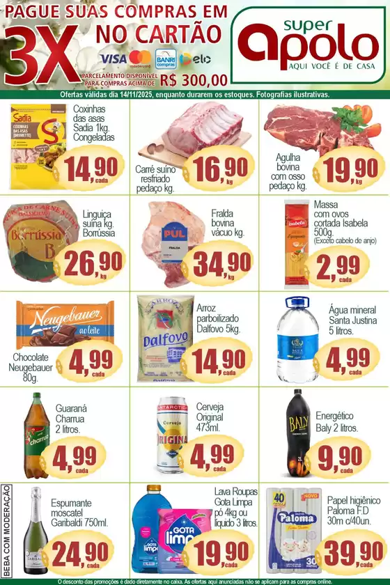 Catálogo Super Apolo em Pinhais | Novas ofertas para descobrir | 2025-11-14T00:00:00.000Z - 2025-11-14T00:00:00.000Z