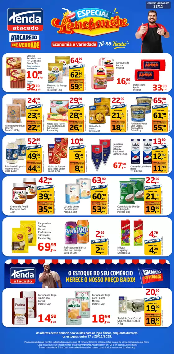 Catálogo Tenda Atacado | Especial Lanchonete | 2025-11-17T00:00:00.000Z - 2025-11-23T00:00:00.000Z
