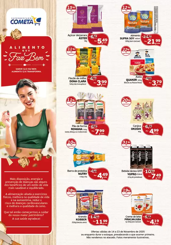 Catálogo Cometa Supermercados em Cruz das Almas | Alimento Que Faz Bem | 2025-11-17T00:00:00.000Z - 2025-11-23T00:00:00.000Z