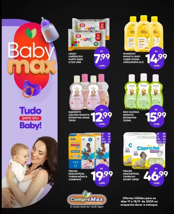 Catálogo CompreMax em Cruz das Almas | Baby Max | 2025-11-17T00:00:00.000Z - 2025-11-18T00:00:00.000Z