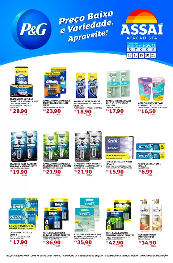 Catálogo Assaí Atacadista em Guaratuba | Melhores ofertas e descontos | 2025-11-17T00:00:00.000Z - 2025-11-21T00:00:00.000Z