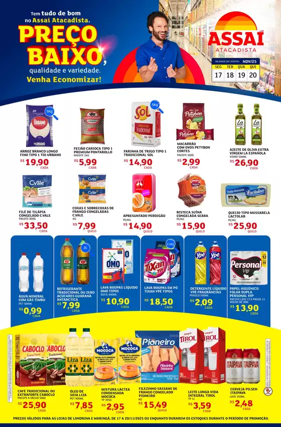 Catálogo Assaí Atacadista em Guaratuba | Economize agora com nossas ofertas | 2025-11-17T00:00:00.000Z - 2025-11-20T00:00:00.000Z